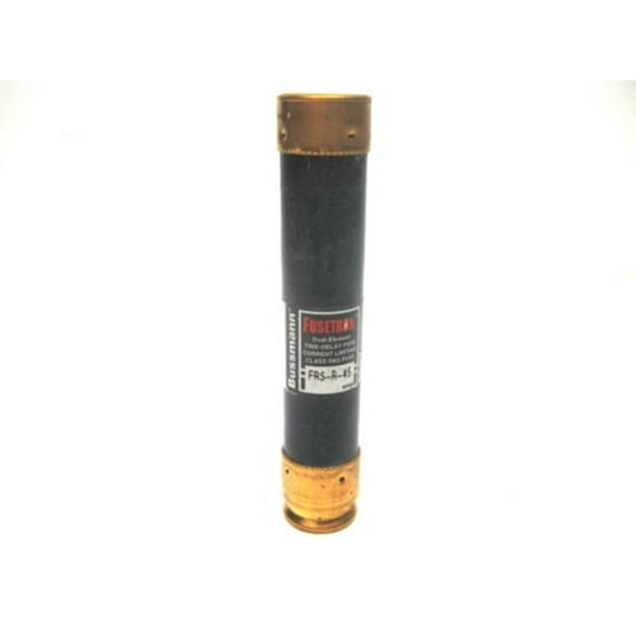 Bussmann FRS-R-45 45 Amp Fusetron Dual Element Time-Delay Current Limiting Class RK5 Fuse, 600V UL Listed by Bussmann
