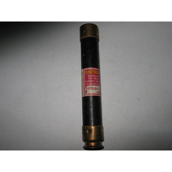 Bussmann FRS-R-6/10, 6/10 Amp (6/10A) 600V Fusetron Dual Element Time-Delay Current Limiting Class RK5 Fuse, UL Listed