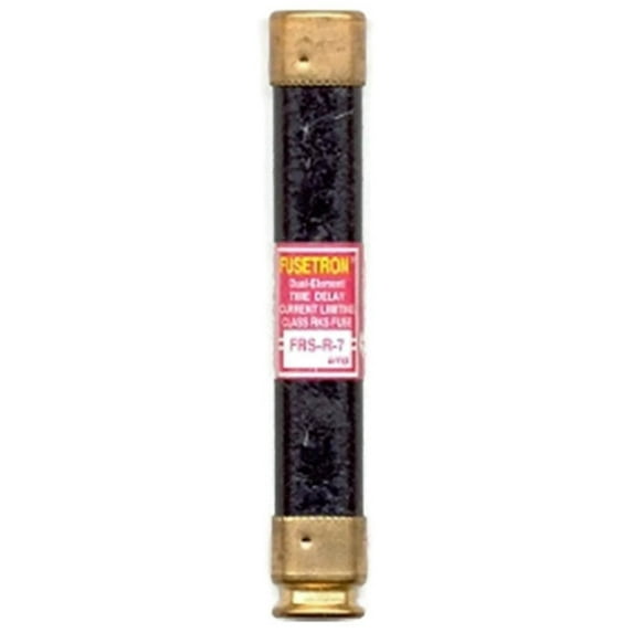 Bussmann FRS-R-7, 7 Amp (7A) 600V Fusetron Dual Element Time-Delay Current Limiting Class RK5 Fuse, UL Listed