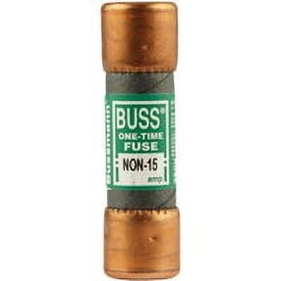 Bussmann General Purpose Fuse One-Time 15 Amp 250 V K5 Ferrule Ld Bulk ...