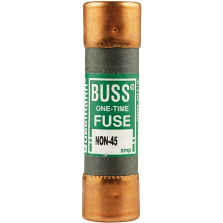 Bussmann General Purpose Fuse One-Time 45 Amp 250 V Ferrule Ld Bulk Pack of 10