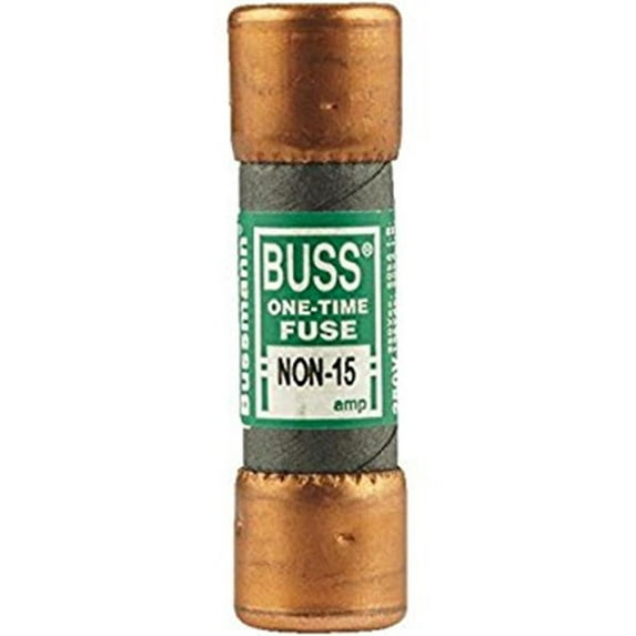 Bussmann Non-15 One Time Cartridge Fuse, 250 Volt (Pack of 10)