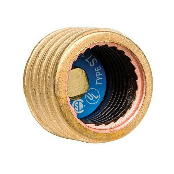 Bussmann SA-1-6/10 1-6/10 Amp Single Motor Circuit Edison Base Fustat Fuse Adaptor, 4-Pack