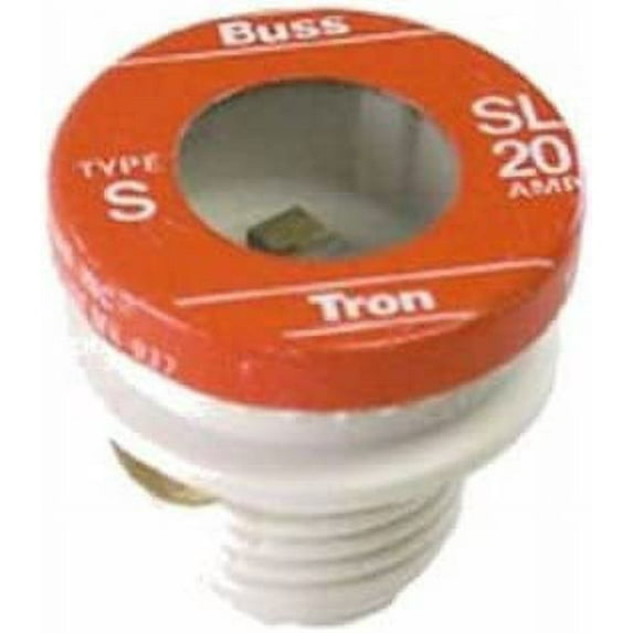 Bussmann SL-30PK4 30 Amp Time Delay Loaded Link Rejection Base Plug Fuse, 125V UL Listed, 4-Pack
