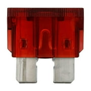 Bussmann BP/ATC-10-RP Automotive ATC Blade Fuse (ATC-10) - Blister Pack (5 Each), 10A, Red