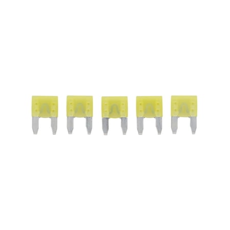 Bussmann Series 5 Count ATM / Mini 20 Amp Automotive Fuse Pack