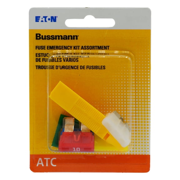 Bussmann Series 6 Count ATC Assorted Emergency Fuse Kit with Puller, BP/AT-7-RP