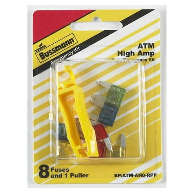 Bussmann Series 8 Piece ATM/Mini Emergency Fuse Assortment Kit, BP/ATM