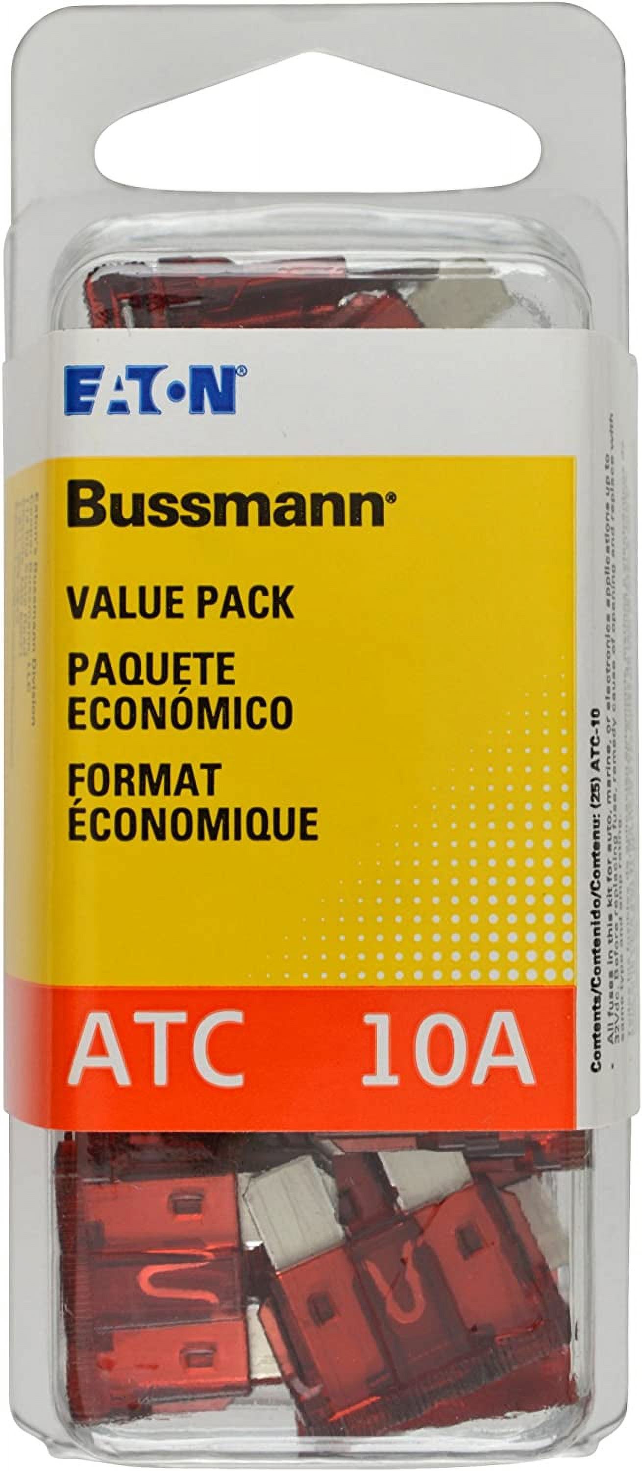 Bussmann (VP/ATC10RP) Red 10 Amp 32V Fast Acting ATC Blade Fuse
