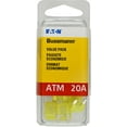 thumbnail image 1 of Bussmann (VP/ATM-20-RP) Yellow 20 Amp Fast Acting ATM Mini Fuse, (Pack of 25), 1 of 2