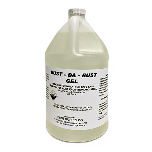 Bust - Da - Rust GEL - Removes Rust from Any Steel Surface - 1x1 Gallon