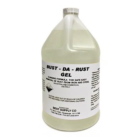 Bust - Da - Rust GEL - Removes Rust from Any Steel Surface - 2x1 Gallon
