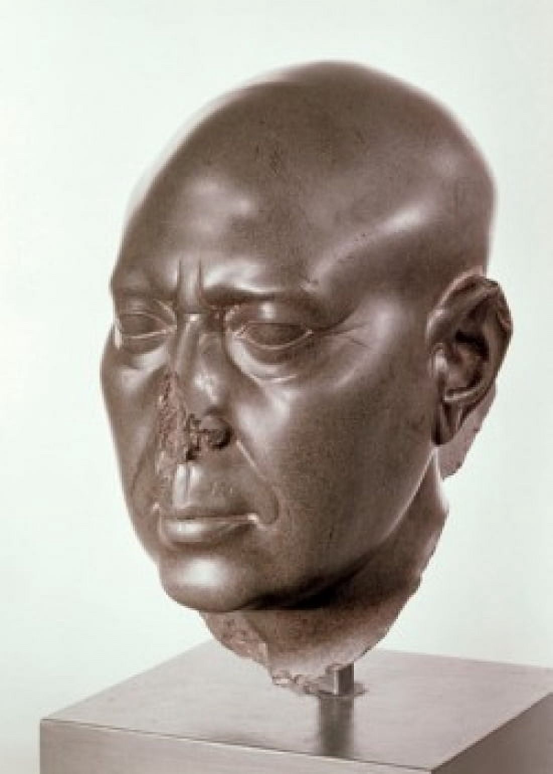 Bust Of A Man C300 BC Egyptian Art(- ) Relief Staatliche Museen Preussischer Kulturbesitz (Agyptisches Museum und Papyrussammlung) Berlin Canvas Art - (24 x 36)