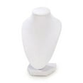 thumbnail image 1 of Bust Necklace Stand - Velvet - White - 6 inches, 1 of 3