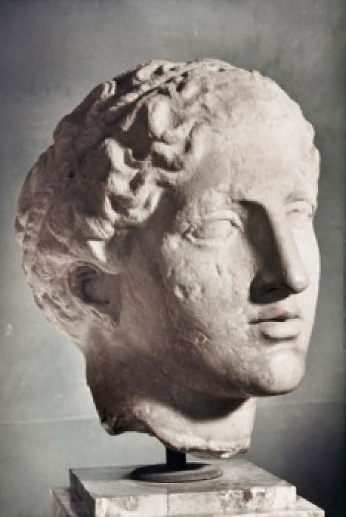 Bust Of A Diety 440 BC Greek Art(- ) Marble Canvas Art - (18 x 24)