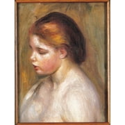 Bust Of A Nude Young Girl Canvas Art - 24 x 36
