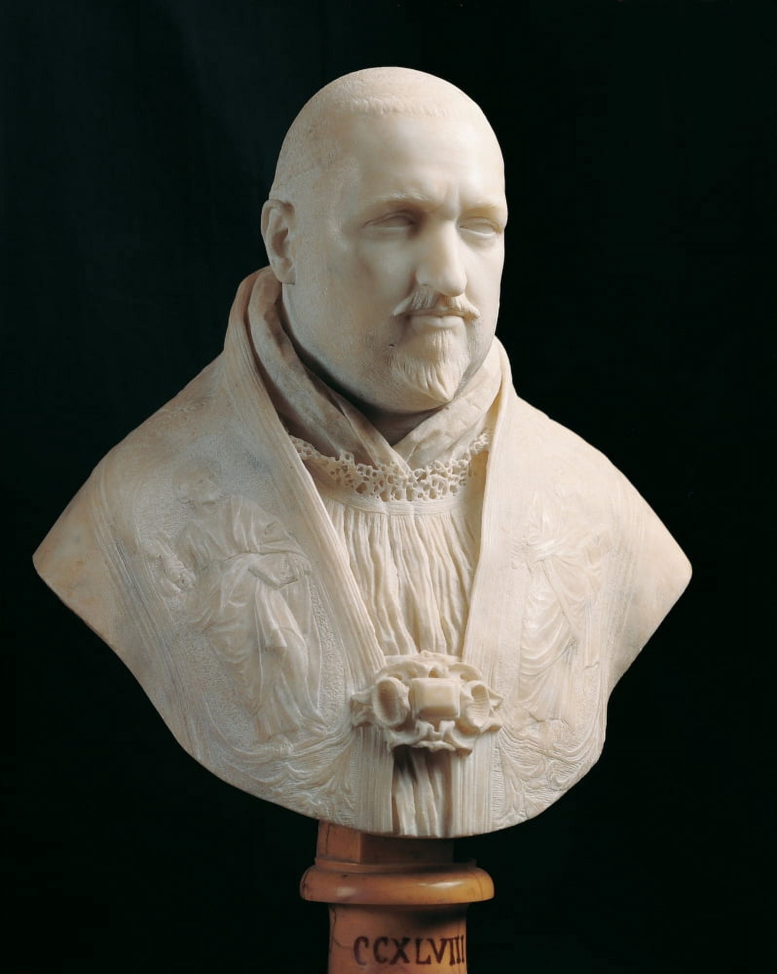 Bust Of Pope Paul V Canvas Art - (18 x 24)