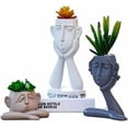 thumbnail image 1 of Bust Sculpture Resin Statue Figurine Home Decorations Accessories Gift for Living Room, 1 of 4