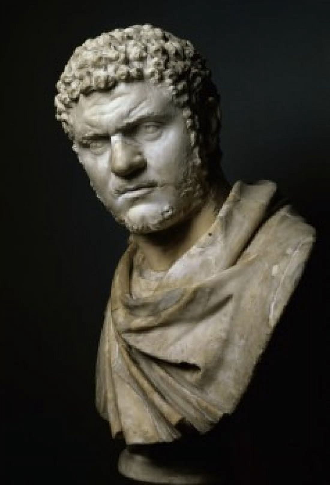 Bust of Caracalla Roman Art Musee du Louvre Paris Canvas Art - (18 x 24)