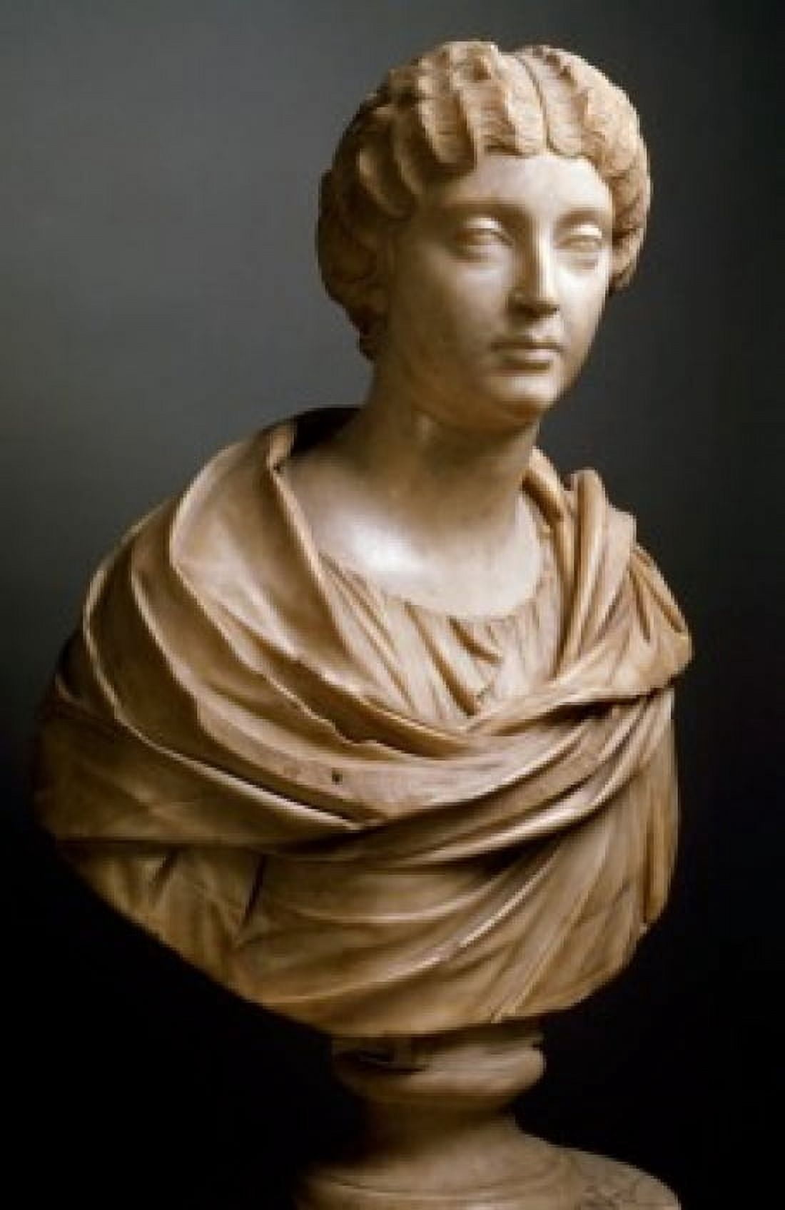 Bust of Fautina Canvas Art - (18 x 24)