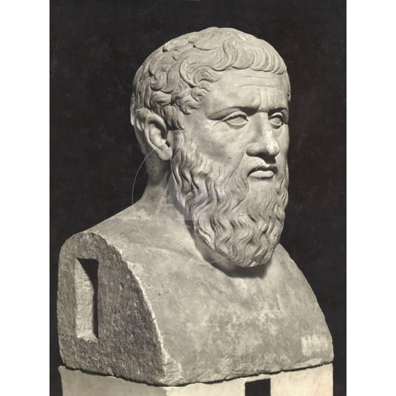 Bust of Grecian Philosopher Plato, Unframed Photographic Print Wall Art Sold by Art.Com
