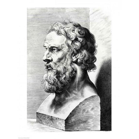 Bust of Plato Poster Print by Peter Paul Rubens