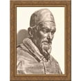 thumbnail image 1 of Bust of Pope Innocent X 20x24 Gold Ornate Wood Framed Canvas Art by Algardi, Alessandro, 1 of 2