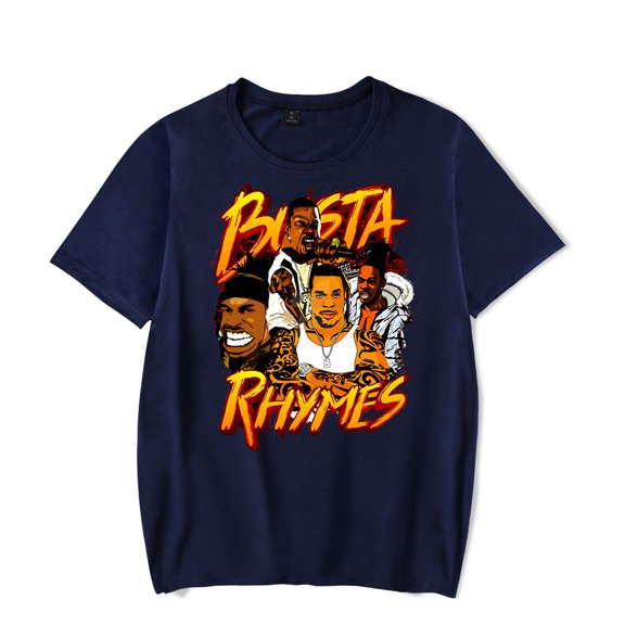 Busta Rhymes Merch Retro T-Shirt Men/Women Streetwear T-Shirt Shirt Short Sleeve
