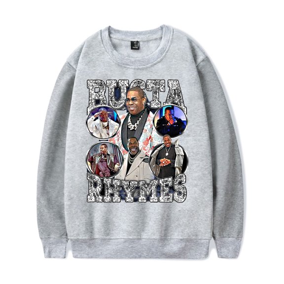Busta Rhymes Retro Crewneck Sweatshirt Merch Casual Sweatshirt Unisex Clothing
