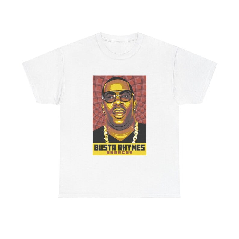 Busta Rhymes Retro Tee // Hip Hop TShirt, Rap Icon Fan Apparel, Gift for Him, Festival Wear