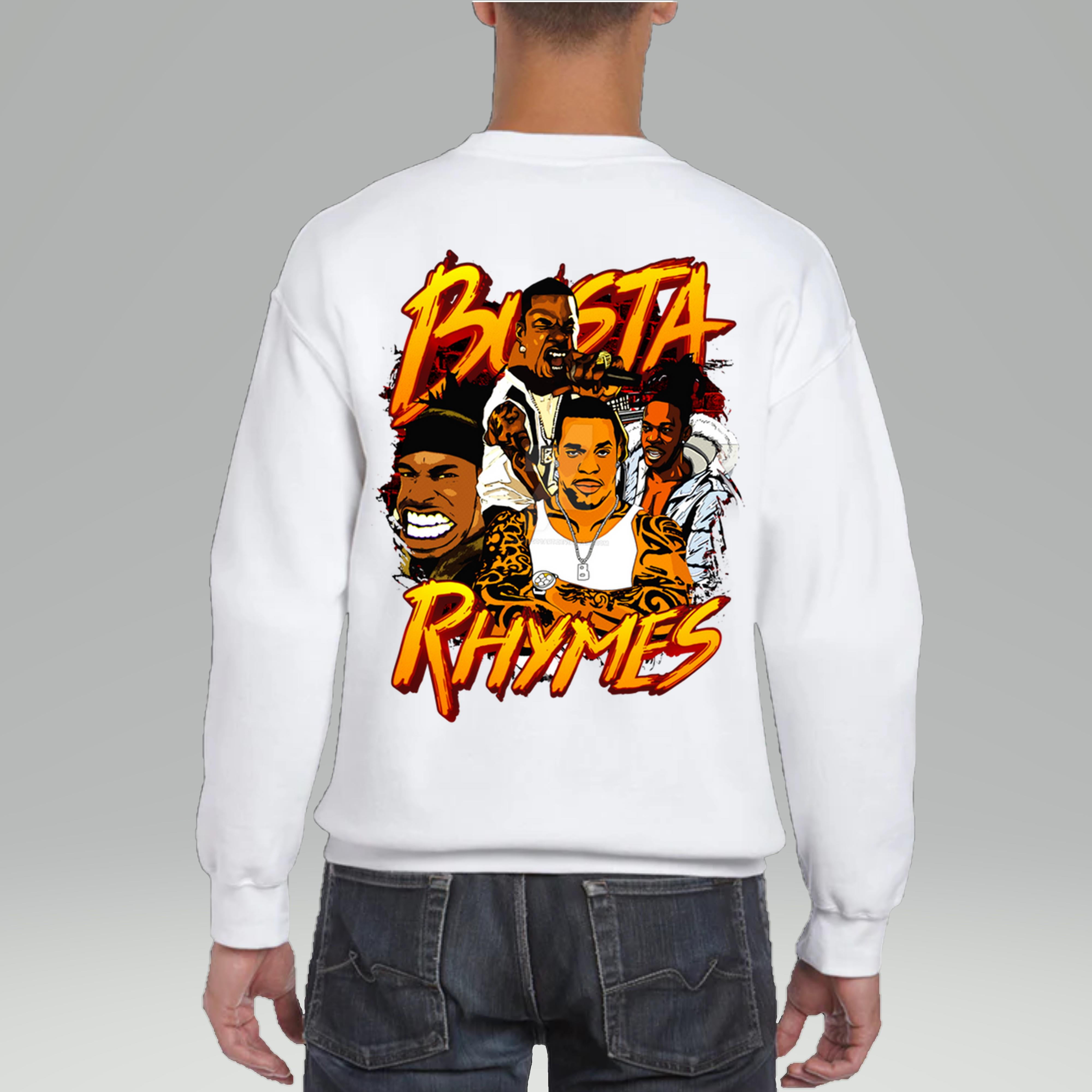 Busta Rhymes Sweatshirt Back Side, Unisex Sweatshirt Back Side Feel