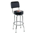 thumbnail image 1 of Busted Knuckle Garage BKG-72200 Bar Stool W/ Backrest, 1 of 4