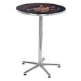 thumbnail image 1 of Busted Knuckle Garage BKG-72300 30 in. Cafe Table, Black & Chrome, 1 of 3