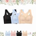 thumbnail image 1 of Bustella Bras for Women Front Closure, Comfy Powerful Shaping Posture Corrector Front Closure Bras for Women(3pcs-a, X-Large), 1 of 7
