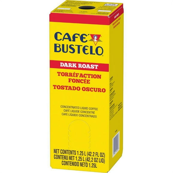 Bustelo Dark Roast Concentrated Liquid Coffee, 1.25 Liter - 2 per case.