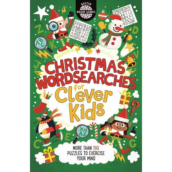 Buster Brain Games Christmas Wordsearches for Clever Kids, Book 14, (Paperback)
