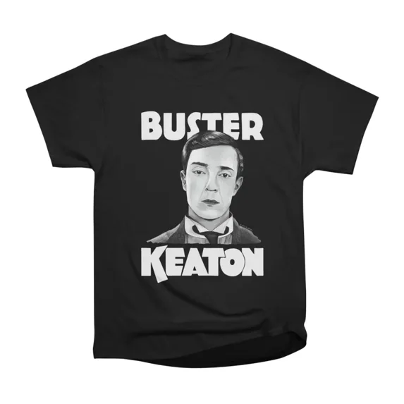 Buster Keaton Illustration T-Shirt Tee Gift For Him Merch For Her ...
