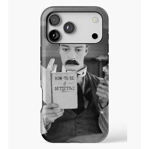 Buster Keaton Picture M1817, Protective Case for iPhone 17 16 15 14 13 12 11 Pro Max – Modern Unisex Style