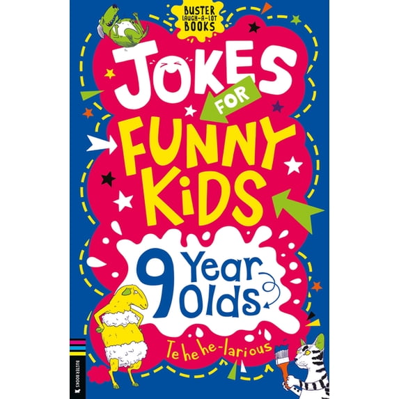Paperback Book Humor Buster Laugh-A-Lot Books Jokes for Funny Kids: 9 Year Olds, (Paperback ...