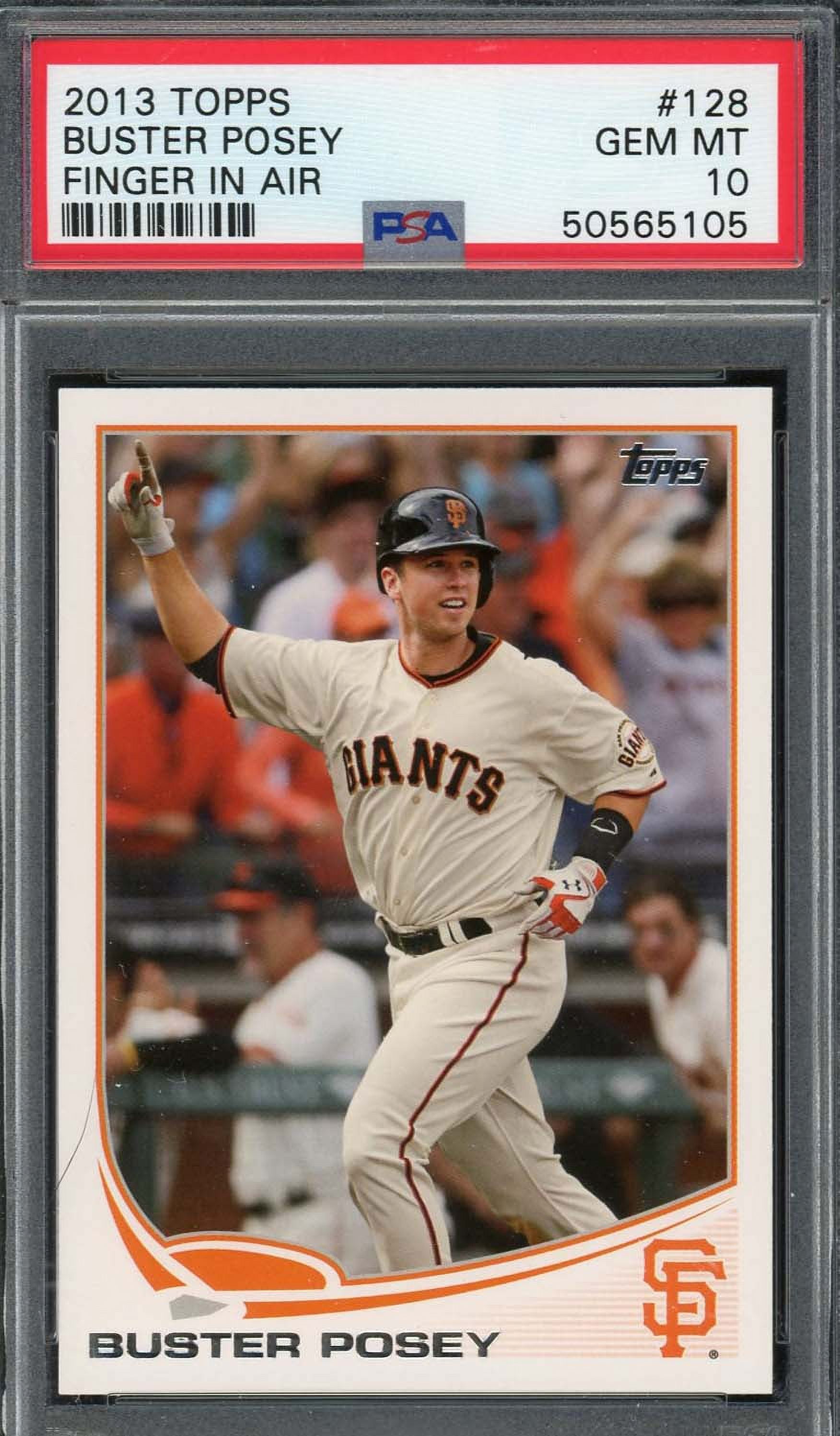 Buster Posey 2013 Topps Baseball Card #128 Graded PSA 10 GEM MINT ... Buster Posey Takes the Reins: A New Chapter for the San Francisco Giants Buster Posey 2013 Topps Baseball Card #128 Graded PSA 10 GEM MINT ...