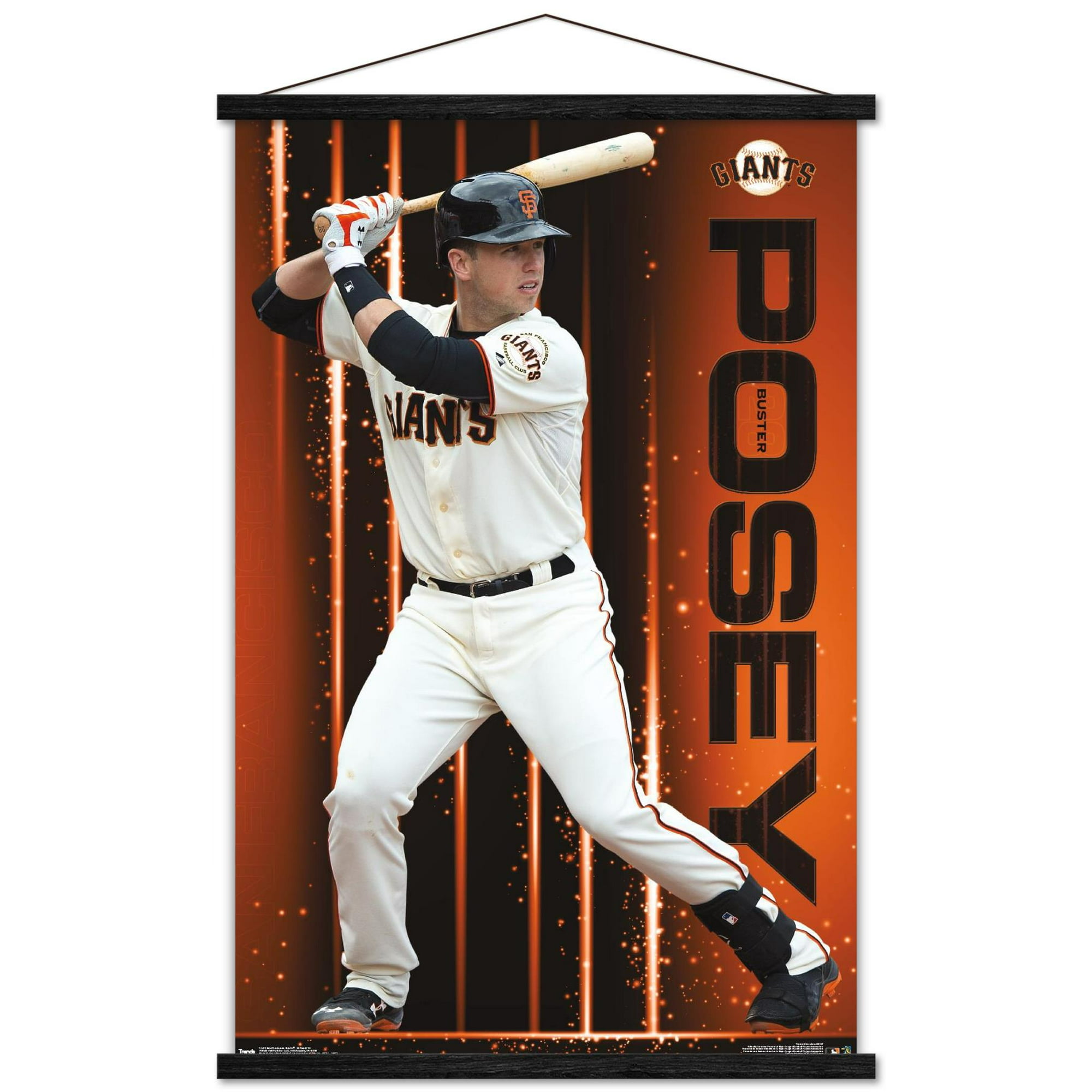 Buster Posey San Francisco Giants 24 x 34.75 Poster, by Trends  International 
