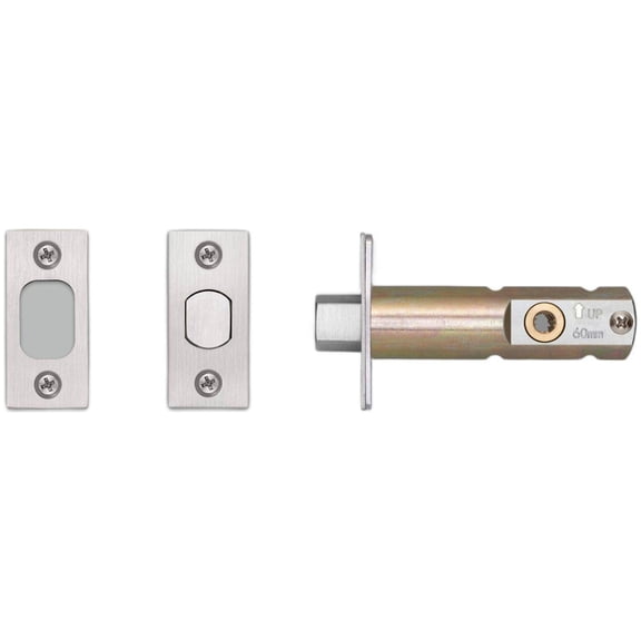 Buster + Punch NDT-071734 Tubular Privacy Deadbolt Door Latch Only For 3-3/4" Backset -