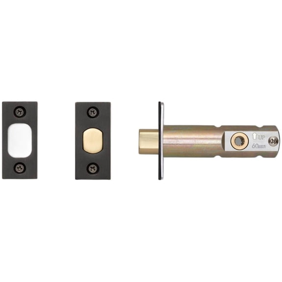 Buster + Punch NDT-351725 Tubular Privacy Deadbolt Door Latch Only For 2-3/8" Backset -