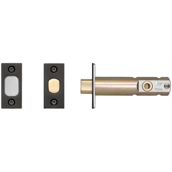 Buster + Punch Ndt-351731 Tubular Privacy Deadbolt Door Latch Only For 2-3/4" Backset -