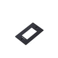 thumbnail image 1 of Buster + Punch Npl-023061 Wall Plates Single Rocker Switch Outlet - Black, 1 of 7