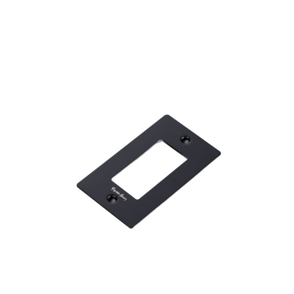 Buster + Punch Npl-023061 Wall Plates Single Rocker Switch Outlet - Black