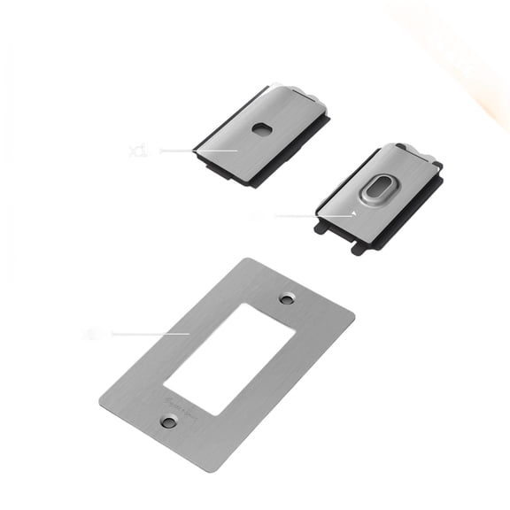 Buster + Punch Npl-023061 Luxury Bespoke Single 1 Gang Duplex Wall Cover Plate Only For