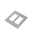 thumbnail image 1 of Buster + Punch NPL-07297 Wall Plates Double Rocker Switch Outlet - Silver, 1 of 7