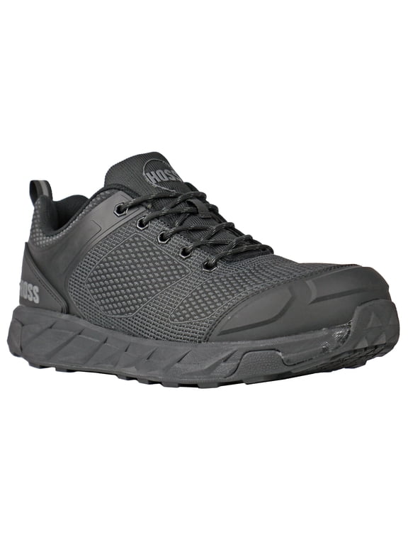 HOSS Men’s Composite Toe Athletic Work Shoe Slip Resistant EH Buster Low
