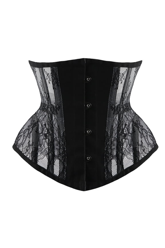 Bustier Corset Bodysuit, Women's Fashion Sealing Waist Chest Support Body Tops Shaping New Bustier Bodysuit for Women Style B-85 Black S